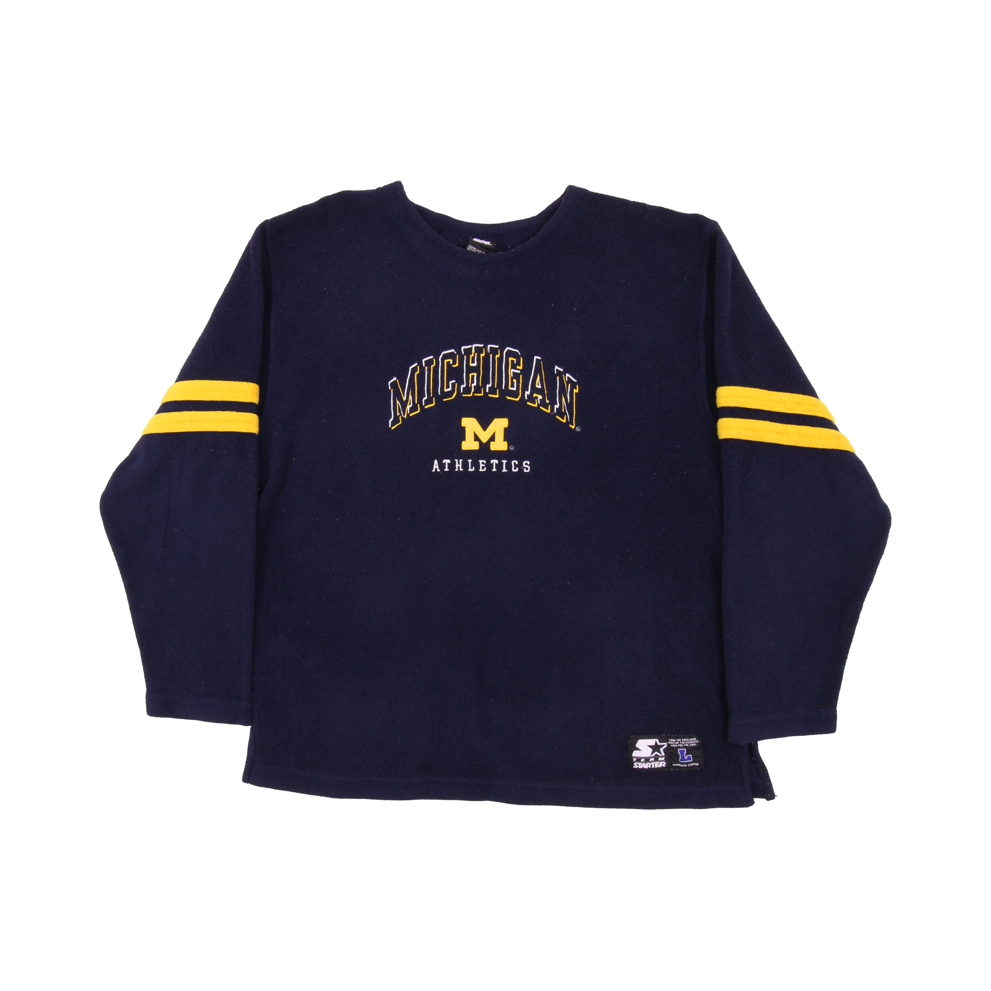 Starter Michigan Center Logo Fleece -  L