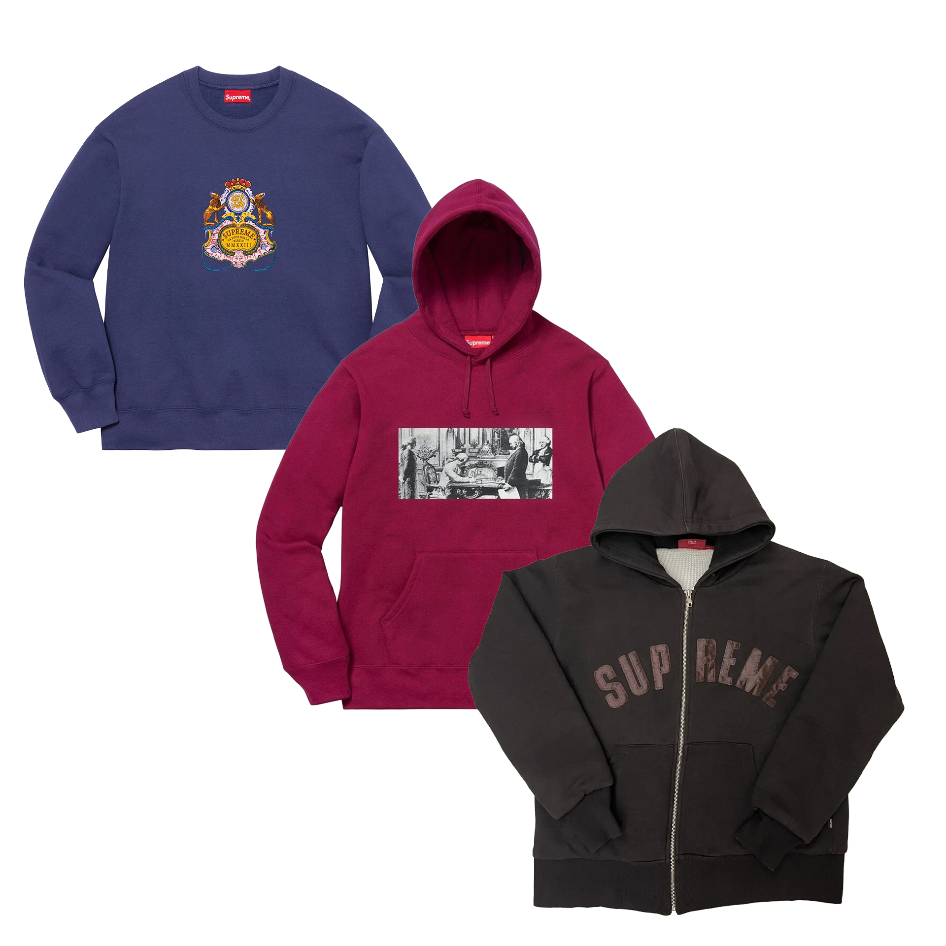 20x Supreme Sweatshirt & Hoodies Bundle