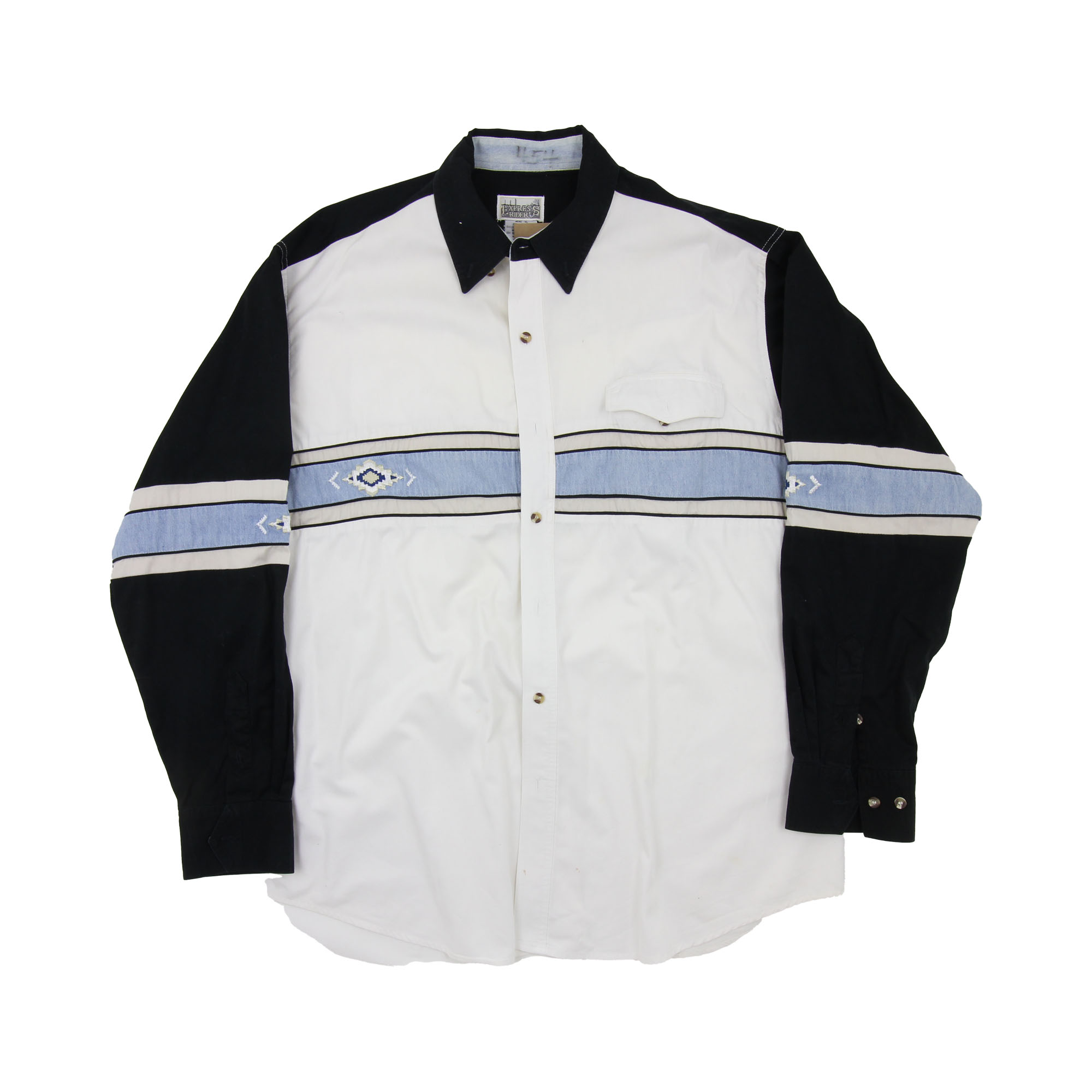 Expres Rider Embroidered Logo Long Sleeve Shirt -  XXL