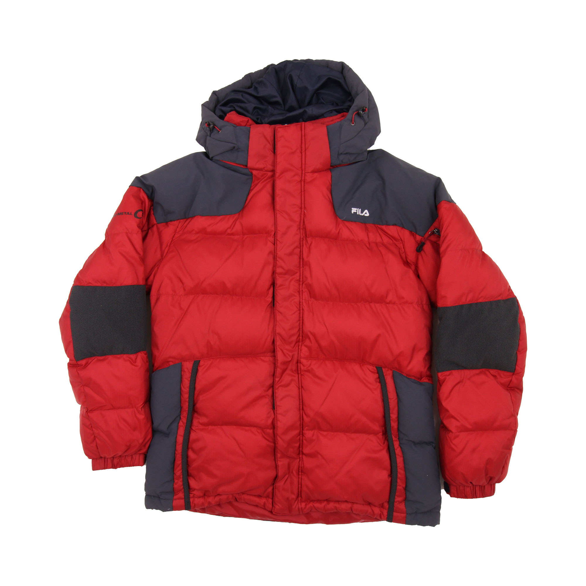 Fila Embroidered Logo Puffer Jacket -  L