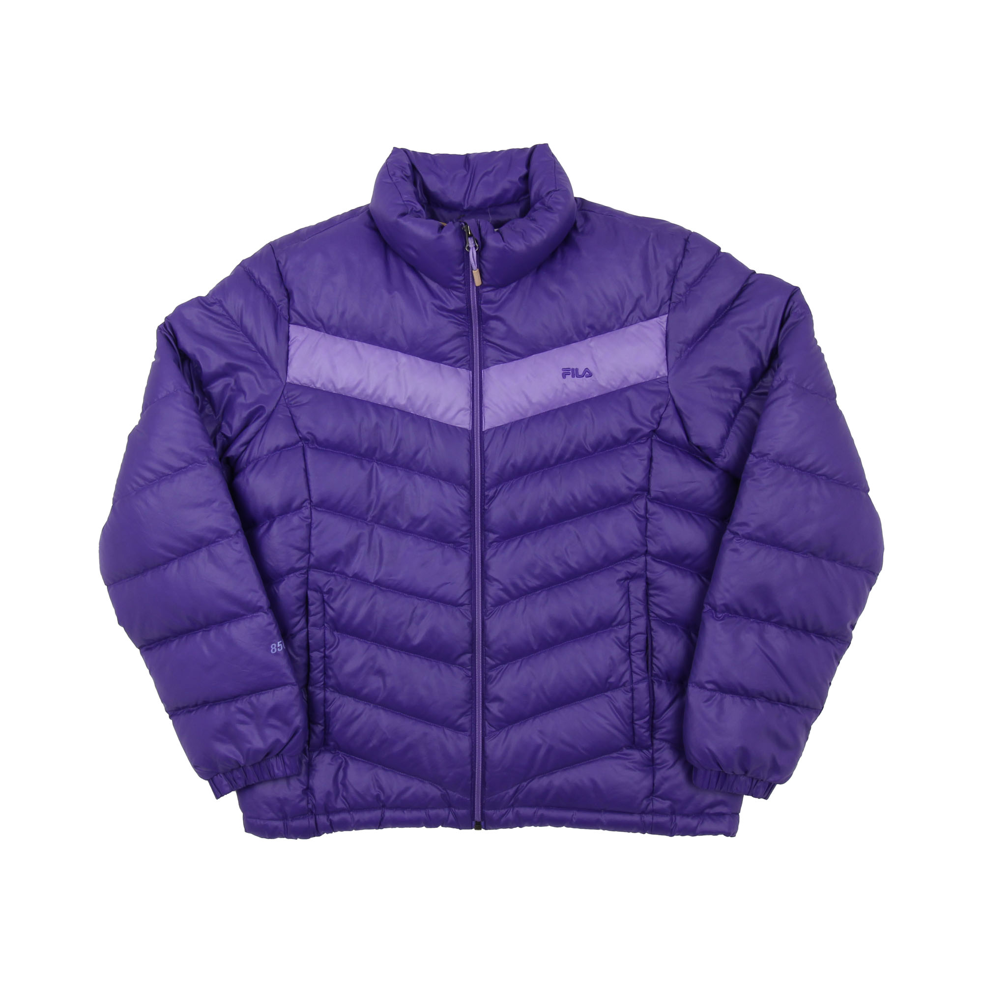 Fila Puffer Jacket Purple - Women's M