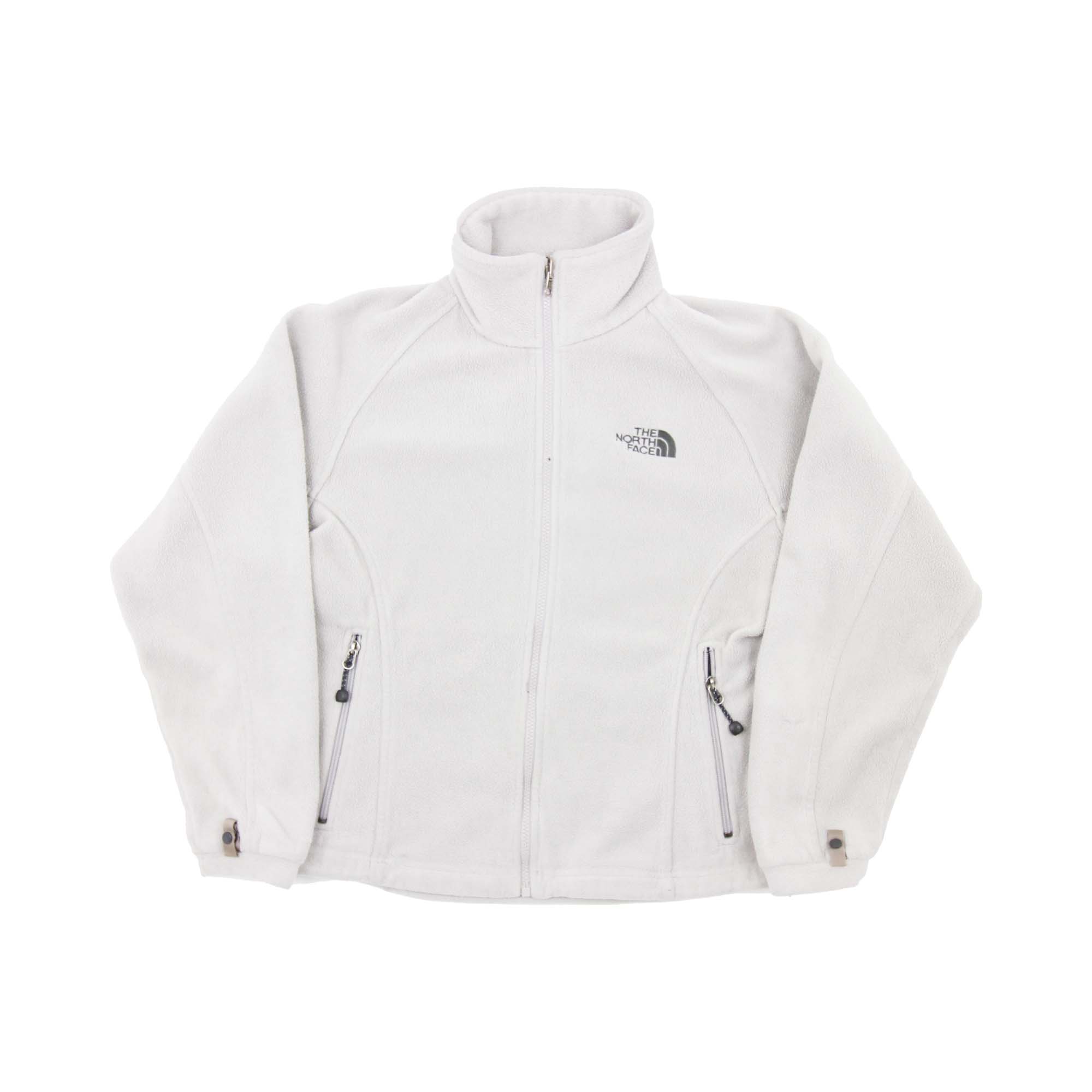 cream north face fleece