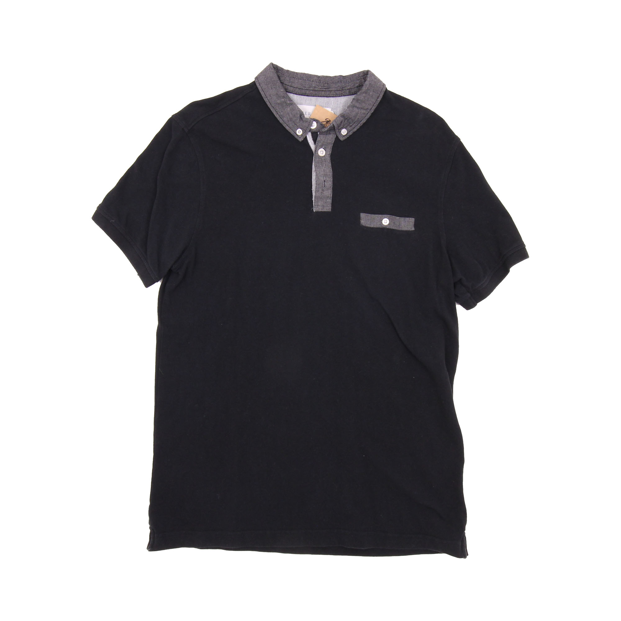 Pier One Polo Shirt Black -  L