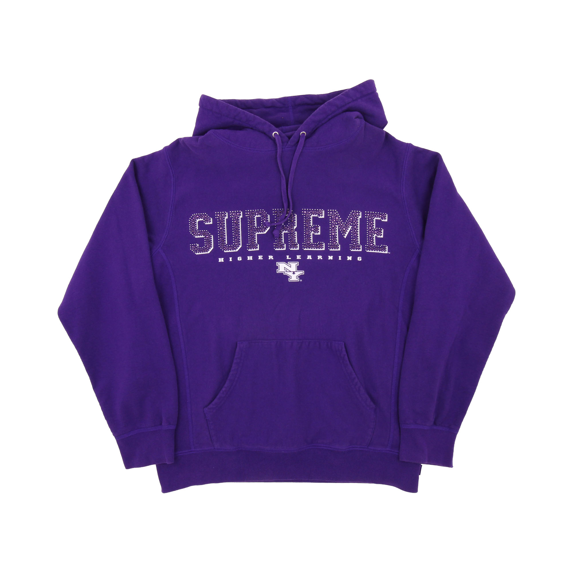Supreme Hoodie Purple - L 