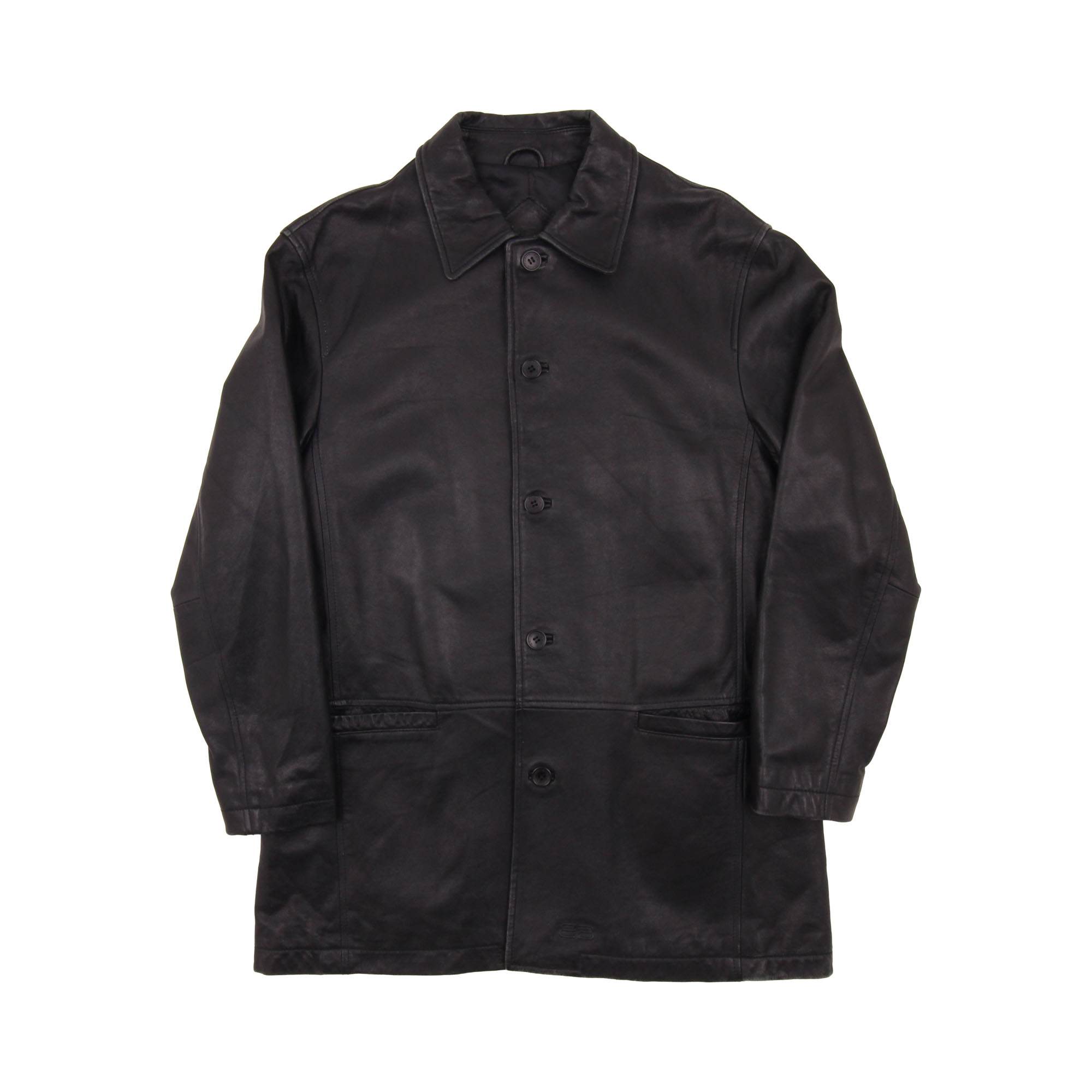 Leather Jacket Balenciaga- Women's M 